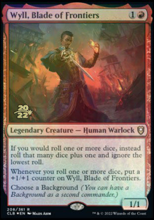 Wyll, Blade of Frontiers [Commander Legends: Battle for Baldur's Gate Prerelease Promos] | The Clever Kobold