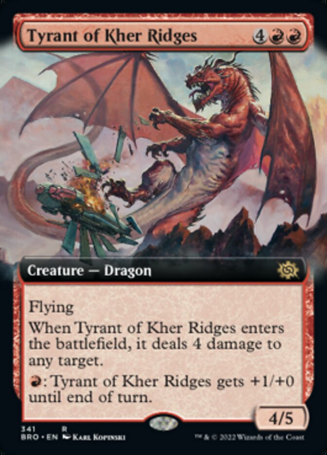 Tyrant of Kher Ridges (Extended Art) [The Brothers' War] | The Clever Kobold