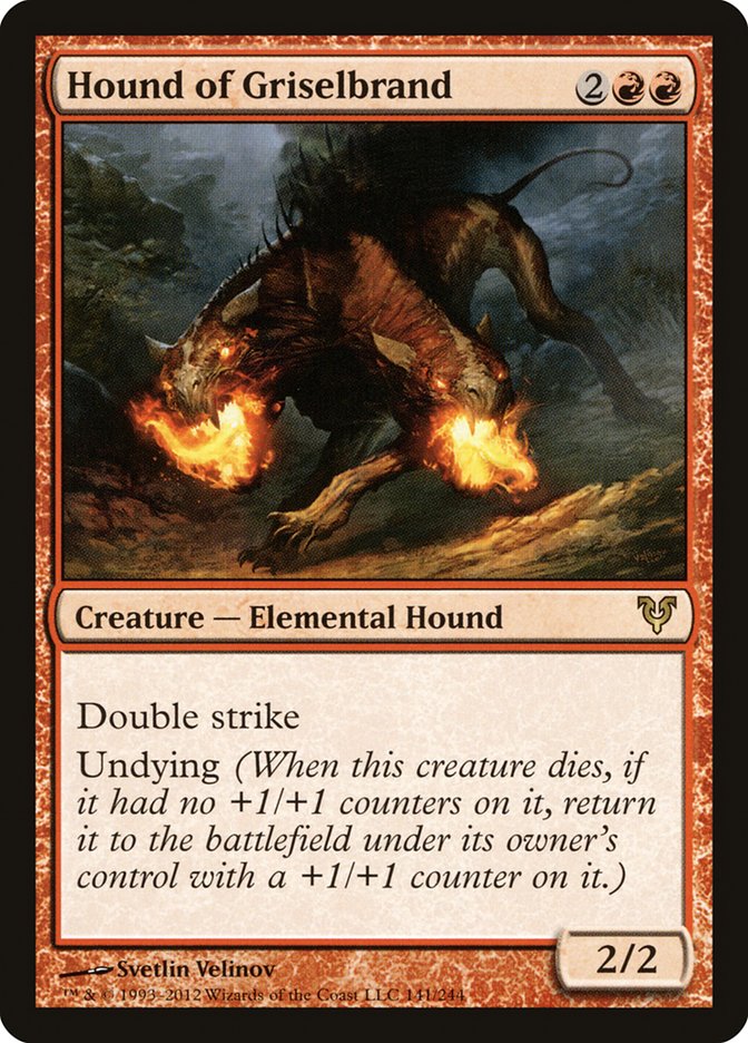 Hound of Griselbrand [Avacyn Restored] | The Clever Kobold