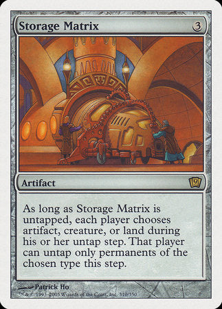 Storage Matrix [Ninth Edition] | The Clever Kobold