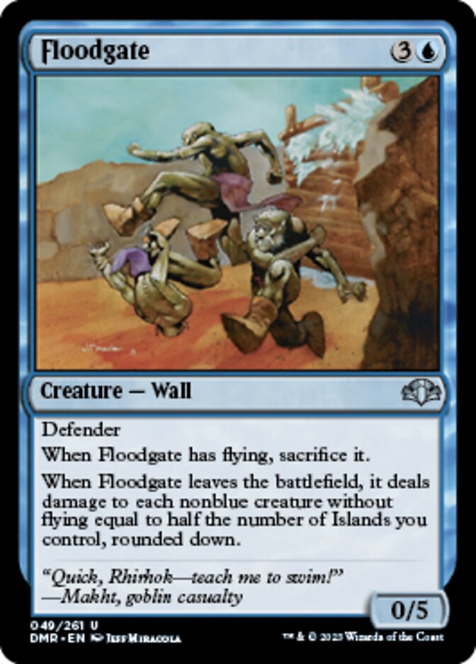 Floodgate [Dominaria Remastered] | The Clever Kobold