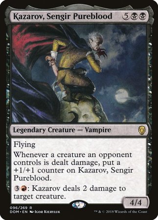 Kazarov, Sengir Pureblood [Dominaria] | The Clever Kobold