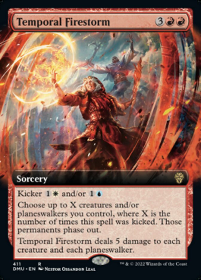 Temporal Firestorm (Extended Art) [Dominaria United] | The Clever Kobold