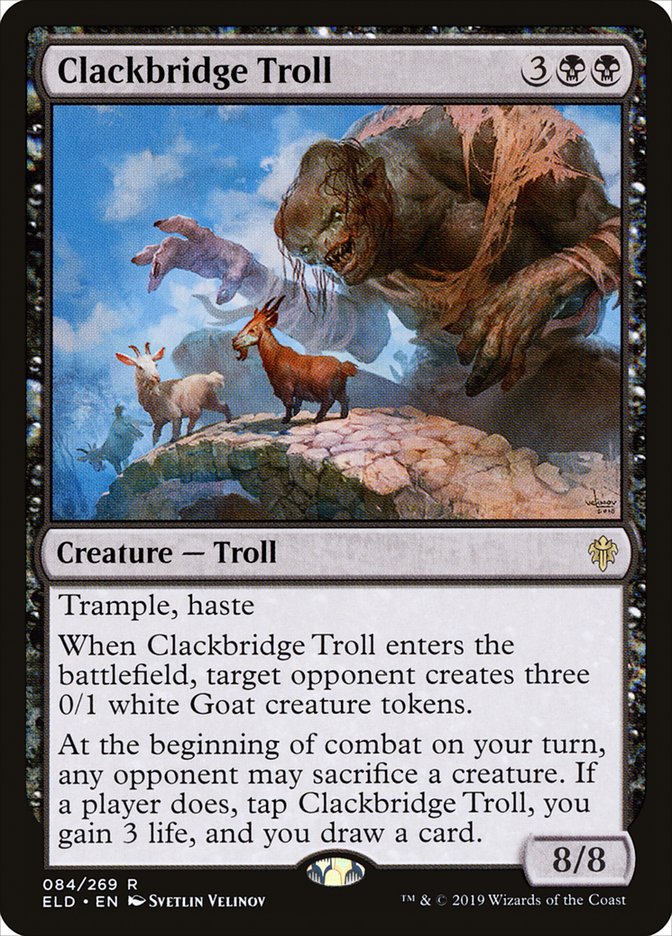 Clackbridge Troll [Throne of Eldraine] | The Clever Kobold