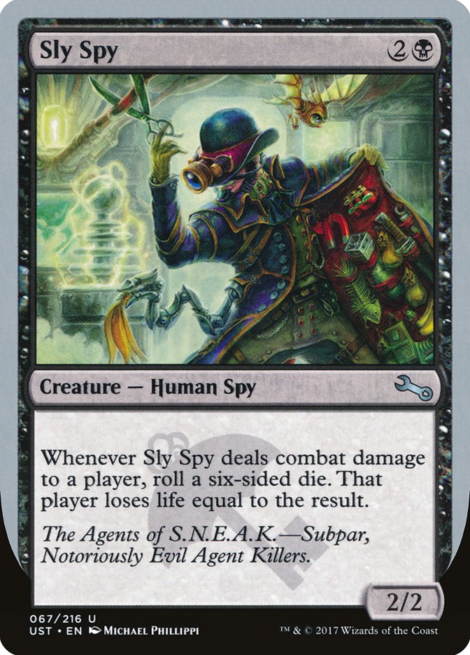 Sly Spy ("Subpar, Notoriously Evil Agent Killers") [Unstable] | The Clever Kobold