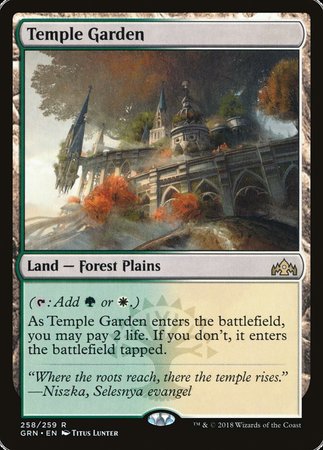 Temple Garden [Guilds of Ravnica] | The Clever Kobold