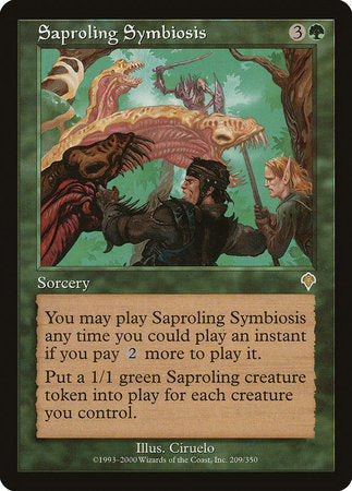 Saproling Symbiosis [Invasion] | The Clever Kobold