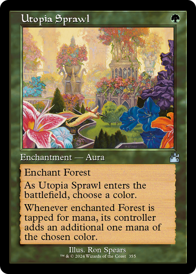 Utopia Sprawl (Retro Frame) [Ravnica Remastered] | The Clever Kobold