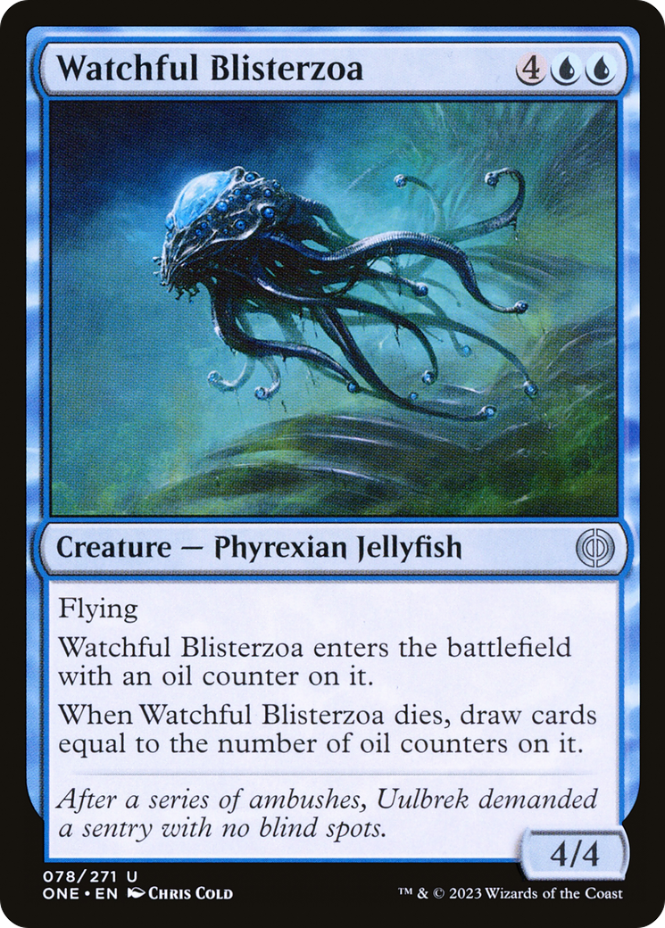 Watchful Blisterzoa [Phyrexia: All Will Be One] | The Clever Kobold