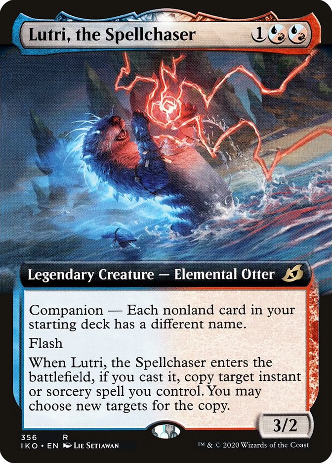 Lutri, the Spellchaser (Extended Art) [Ikoria: Lair of Behemoths] | The Clever Kobold