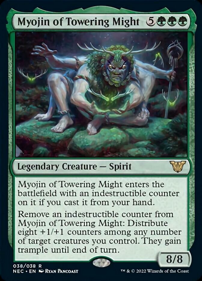 Myojin of Towering Might [Kamigawa: Neon Dynasty Commander] | The Clever Kobold