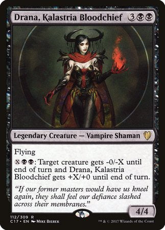 Drana, Kalastria Bloodchief [Commander 2017] | The Clever Kobold