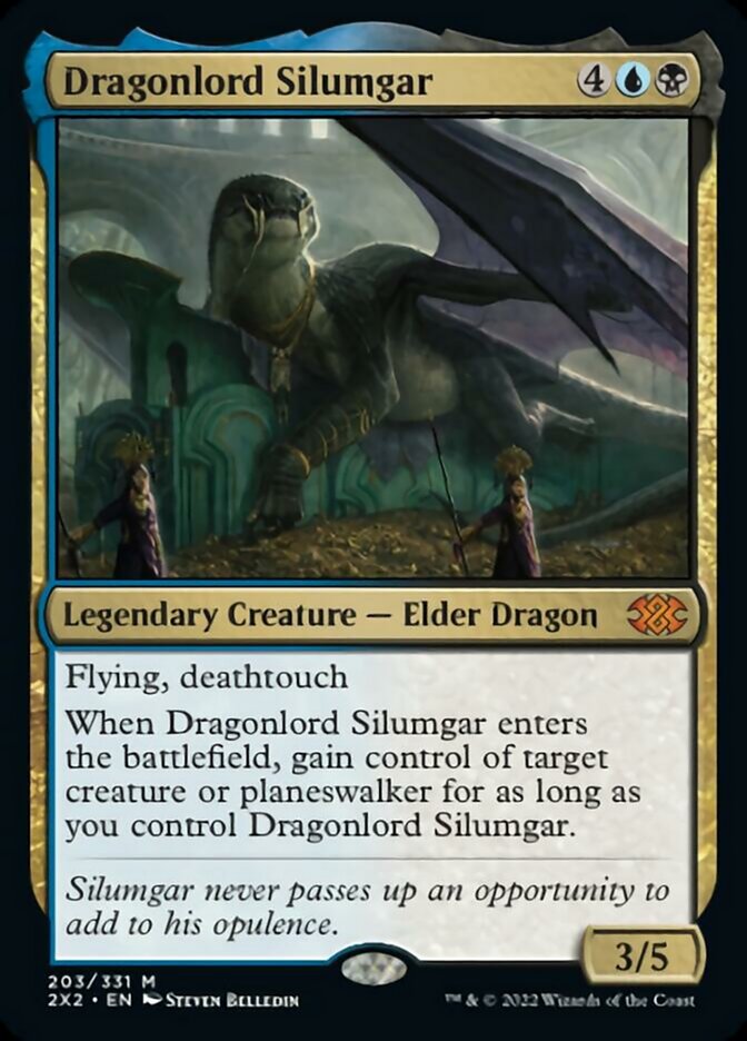 Dragonlord Silumgar [Double Masters 2022] | The Clever Kobold