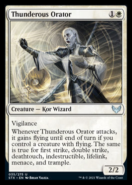 Thunderous Orator [Strixhaven: School of Mages] | The Clever Kobold