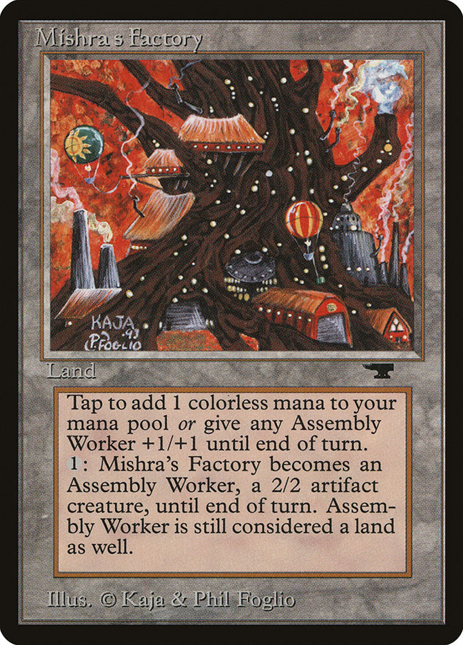 Mishra's Factory (Orange Background) [Antiquities] | The Clever Kobold