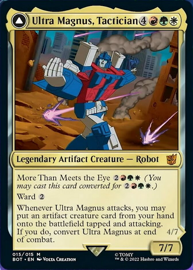Ultra Magnus, Tactician // Ultra Magnus, Armored Carrier [Universes Beyond: Transformers] | The Clever Kobold