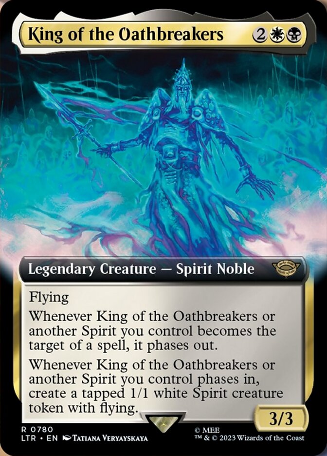 King of the Oathbreakers (Extended Art) (Surge Foil) [The Lord of the Rings: Tales of Middle-Earth] | The Clever Kobold