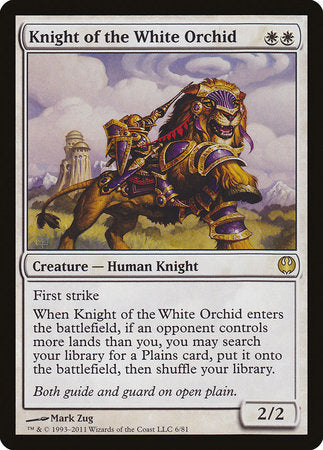 Knight of the White Orchid [Duel Decks: Knights vs. Dragons] | The Clever Kobold