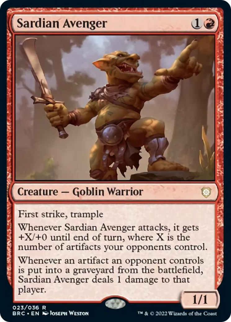 Sardian Avenger [The Brothers' War Commander] | The Clever Kobold