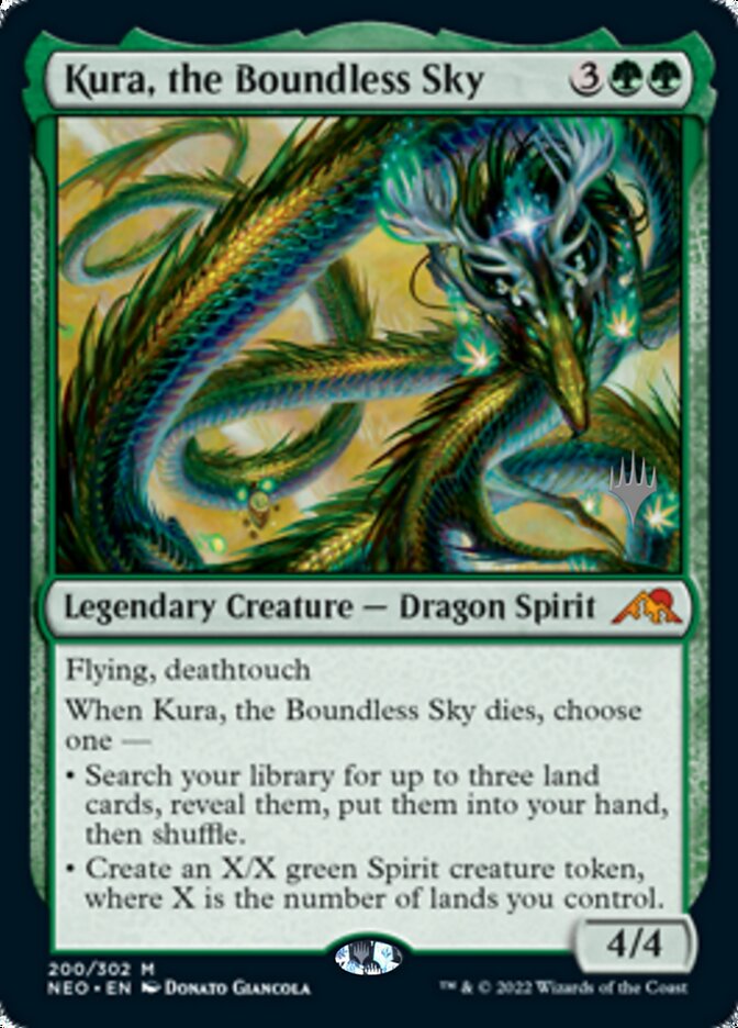 Kura, the Boundless Sky (Promo Pack) [Kamigawa: Neon Dynasty Promos] | The Clever Kobold