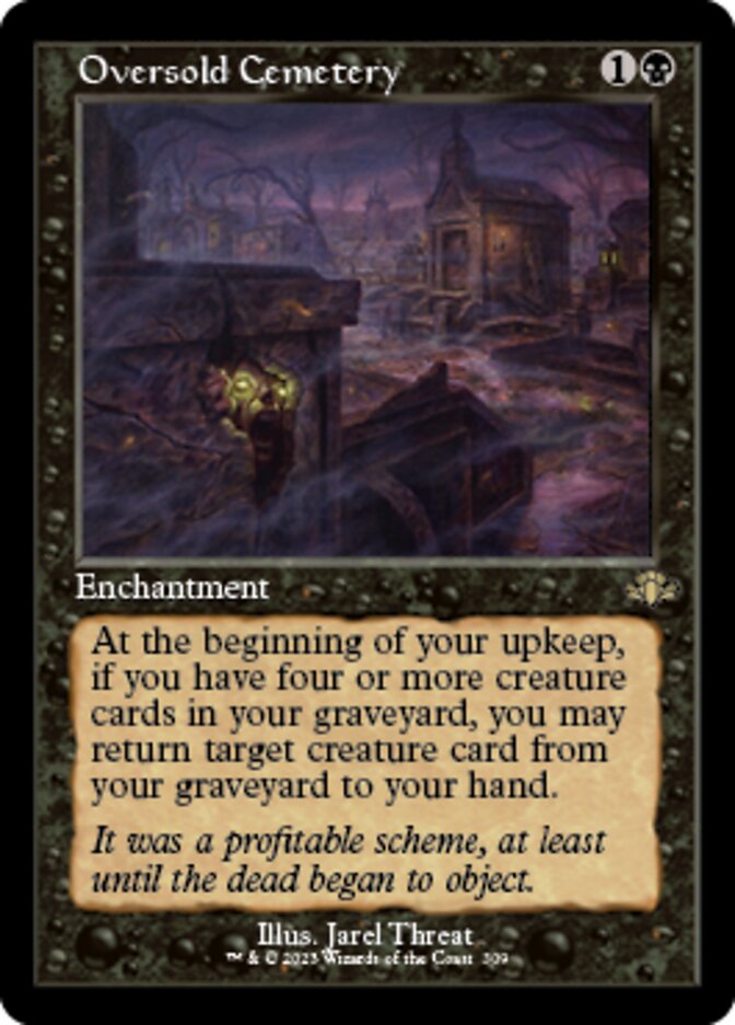 Oversold Cemetery (Retro) [Dominaria Remastered] | The Clever Kobold