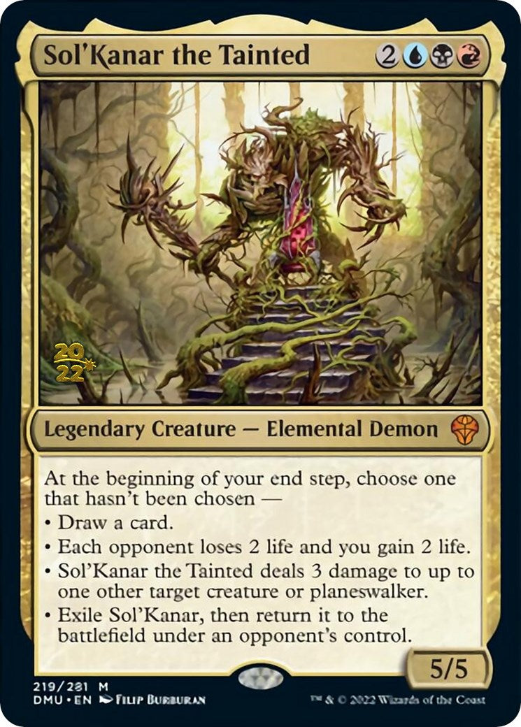 Sol'Kanar the Tainted [Dominaria United Prerelease Promos] | The Clever Kobold