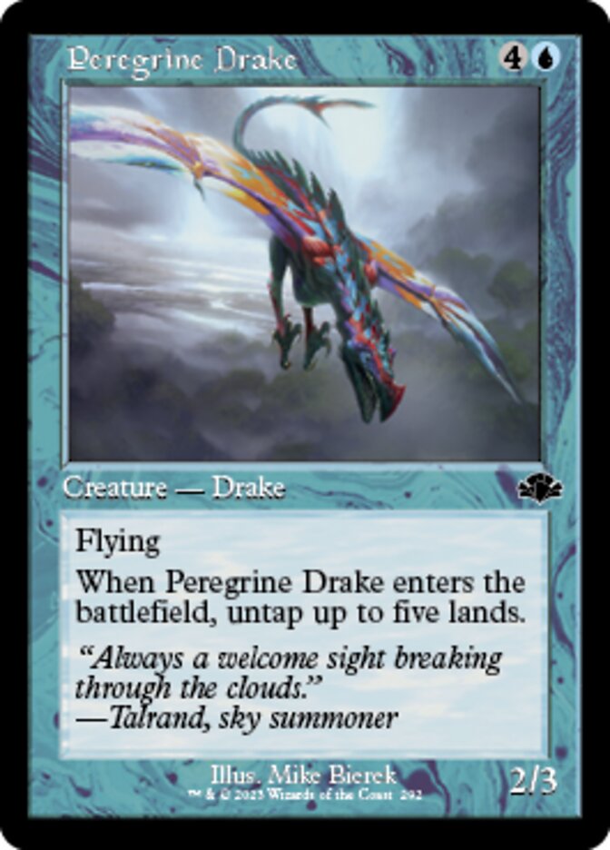 Peregrine Drake (Retro) [Dominaria Remastered] | The Clever Kobold