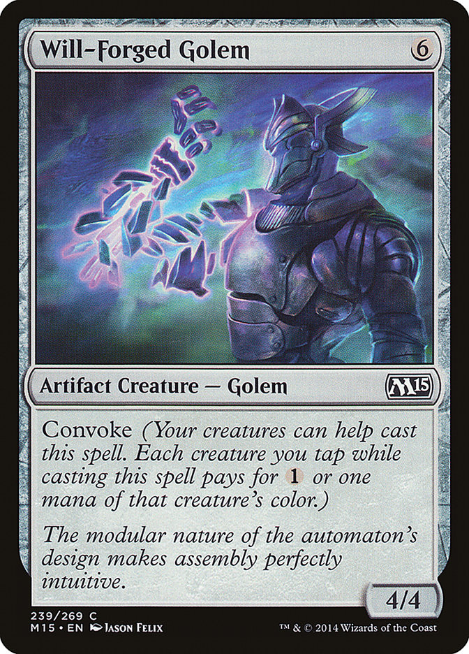Will-Forged Golem [Magic 2015] | The Clever Kobold