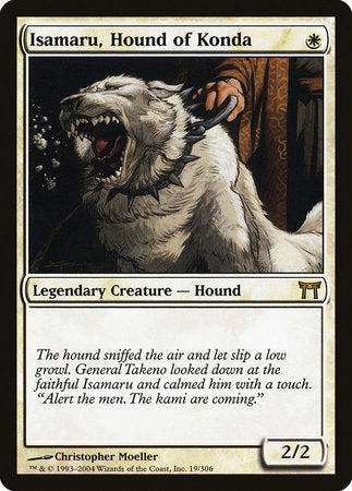 Isamaru, Hound of Konda [Champions of Kamigawa] | The Clever Kobold