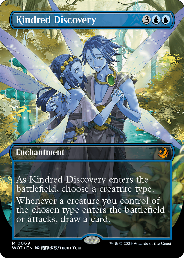 Kindred Discovery (Anime Borderless) [Wilds of Eldraine: Enchanting Tales] | The Clever Kobold