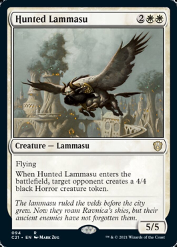 Hunted Lammasu [Commander 2021] | The Clever Kobold