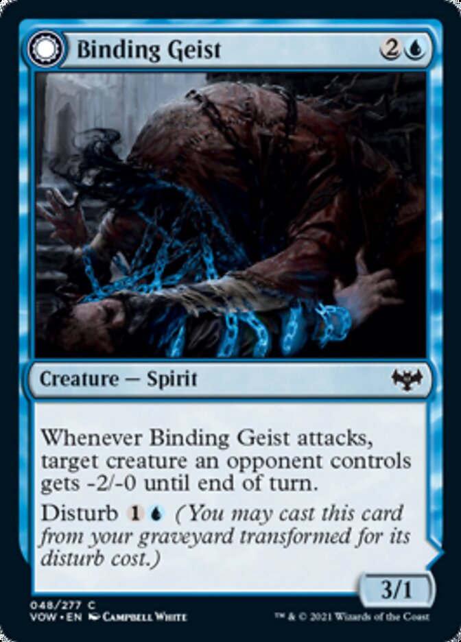 Binding Geist // Spectral Binding [Innistrad: Crimson Vow] | The Clever Kobold