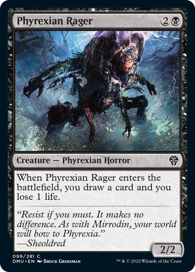 Phyrexian Rager [Dominaria United] | The Clever Kobold