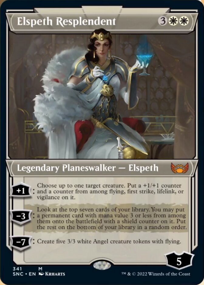 Elspeth Resplendent (Showcase Art Deco) [Streets of New Capenna] | The Clever Kobold