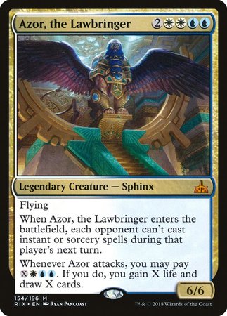 Azor, the Lawbringer [Rivals of Ixalan] | The Clever Kobold