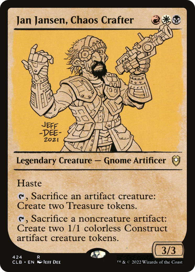 Jan Jansen, Chaos Crafter (Showcase) [Commander Legends: Battle for Baldur's Gate] | The Clever Kobold