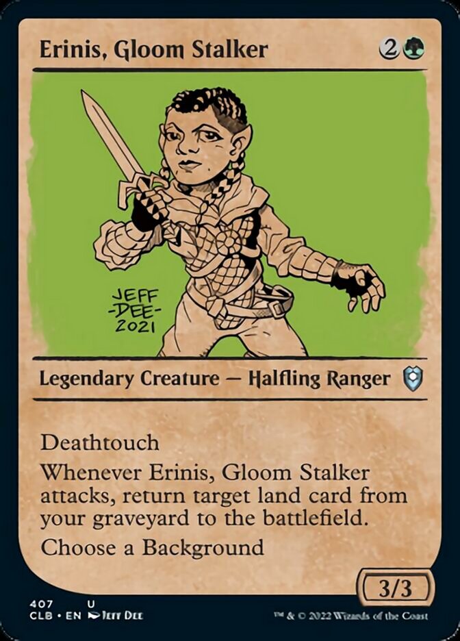 Erinis, Gloom Stalker (Showcase) [Commander Legends: Battle for Baldur's Gate] | The Clever Kobold