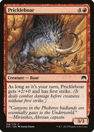 Prickleboar [Magic Origins] | The Clever Kobold