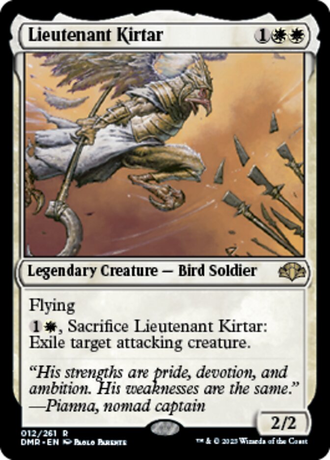 Lieutenant Kirtar [Dominaria Remastered] | The Clever Kobold