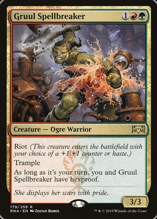 Gruul Spellbreaker [Ravnica Allegiance] | The Clever Kobold