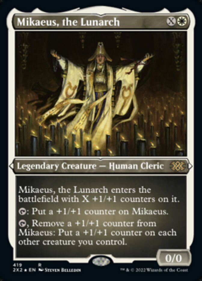 Mikaeus, the Lunarch (Foil Etched) [Double Masters 2022] | The Clever Kobold