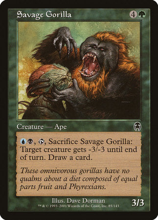 Savage Gorilla [Apocalypse] | The Clever Kobold