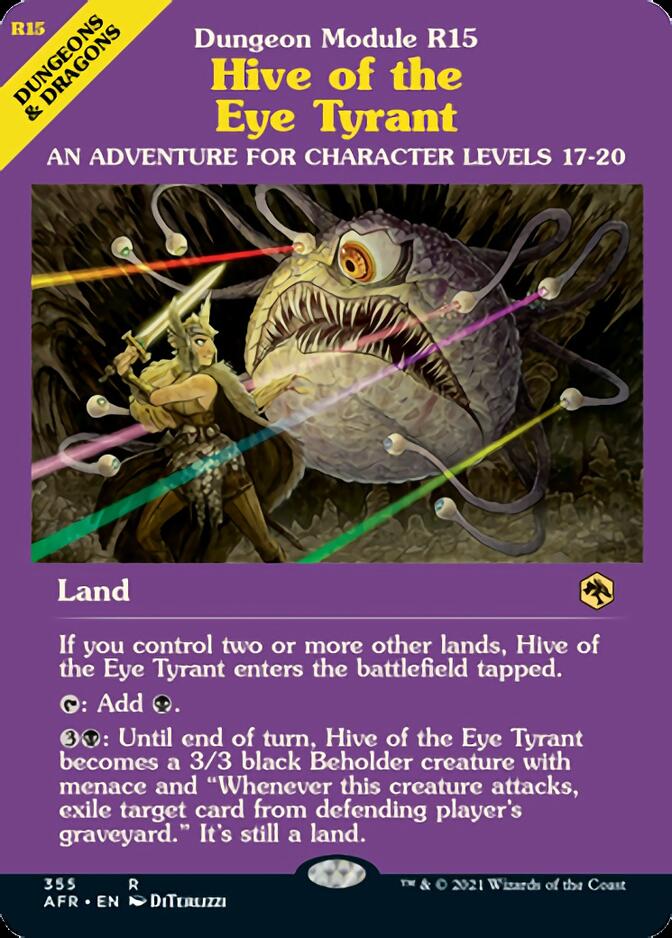 Hive of the Eye Tyrant (Dungeon Module) [Dungeons & Dragons: Adventures in the Forgotten Realms] | The Clever Kobold