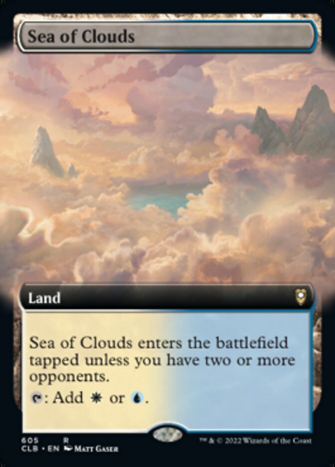 Sea of Clouds (Extended Art) [Commander Legends: Battle for Baldur's Gate] | The Clever Kobold