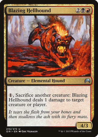 Blazing Hellhound [Magic Origins] | The Clever Kobold