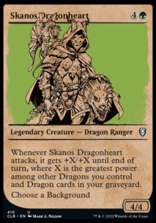 Skanos Dragonheart (Showcase) [Commander Legends: Battle for Baldur's Gate] | The Clever Kobold