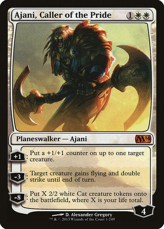 Ajani, Caller of the Pride [Magic 2014] | The Clever Kobold