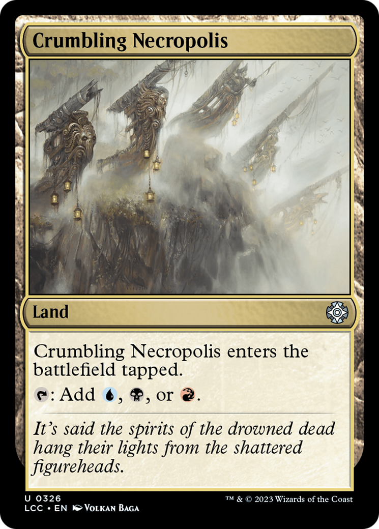 Crumbling Necropolis [The Lost Caverns of Ixalan Commander] | The Clever Kobold