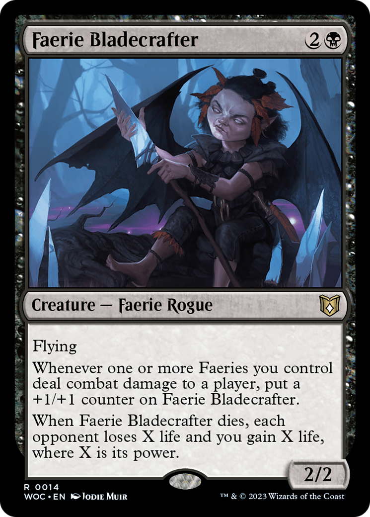 Faerie Bladecrafter [Wilds of Eldraine Commander] | The Clever Kobold