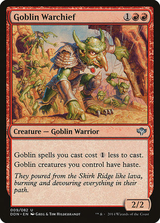 Goblin Warchief [Duel Decks: Speed vs. Cunning] | The Clever Kobold